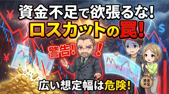 資金不足のまま広い想定変動幅を設定する