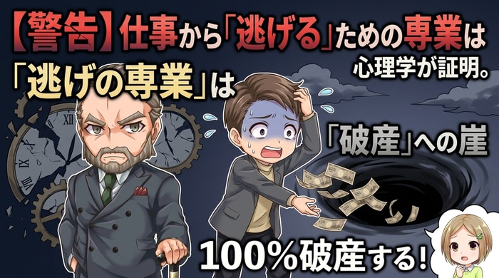 逃げでバイナリーオプション専業トレーダーになっても失敗する