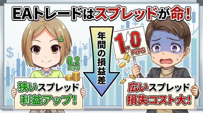 スプレッド（取引コスト）が少額ほど重要になる理由