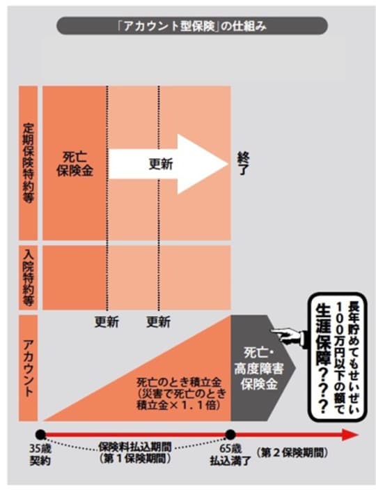 ［図表1］「アカウント型保険」の仕組み