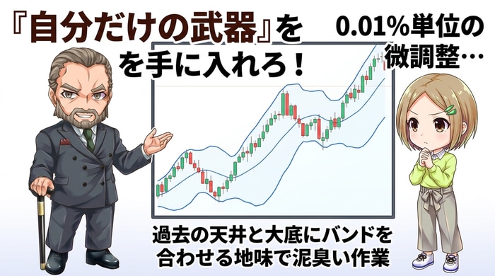 過去チャートをみて微調整が必須