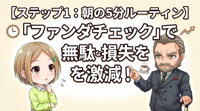 朝の「ファンダチェック」5分ルーティン