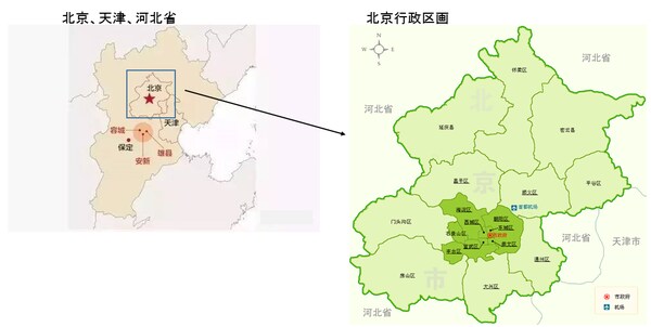 （出所）4月1日付新華網、中国行政区画＿中国国情＿中国網より作成