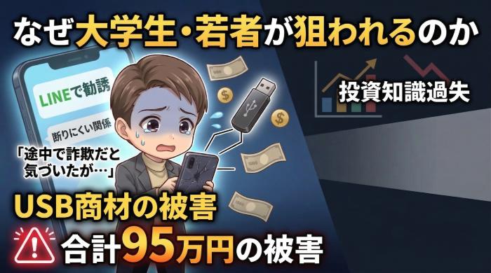 なぜ大学生・若者が狙われるのか