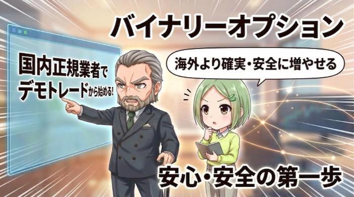 まず国内の正規業者でデモトレードから始める
