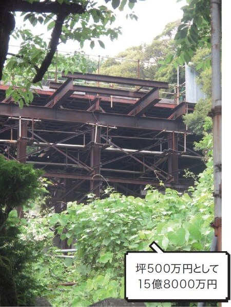 代官山駅から歩いてすぐ。およそ16億もの価値がある土地にサビまくりの廃墟が放置プレイ！
