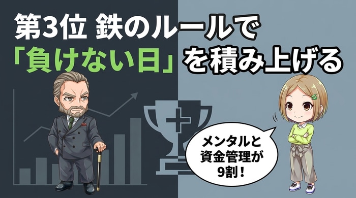 鉄のルールで負けない日を積み上げる