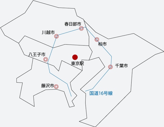 アイケンジャパンが新築アパートを建てる際、都心への通勤時間が1時間がひとつの目安に