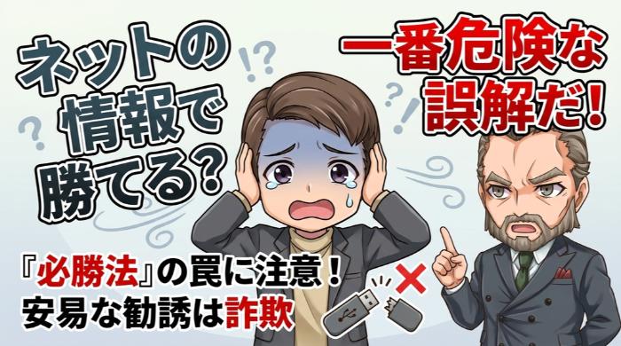 「ネットやSNSの情報で簡単に勝てるようになる」