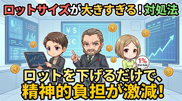 ロットサイズが大きすぎる