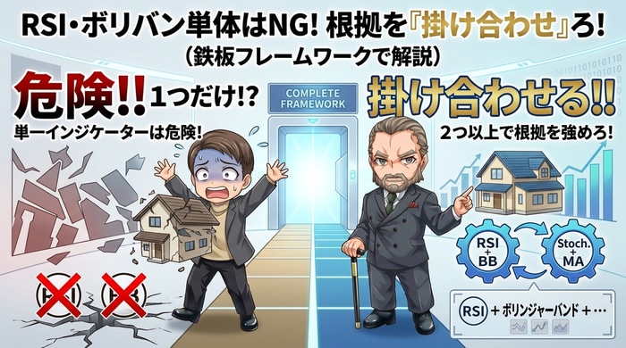 単一インジケーターだけで判断はNG