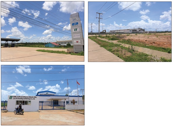 （左）サワンセノ経済特区の開発はようやく本格化し始めた
（右）およそ954ヘクタールの敷地をもつサワンセノ経済特区
（左下）サワンセノ経済特区はタイと密接に結びついて機能していく