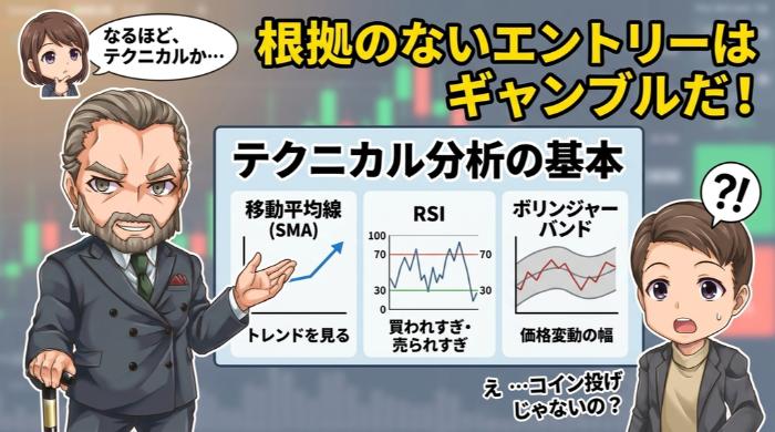 テクニカル分析の基本を知る──根拠のないエントリーはギャンブルだ