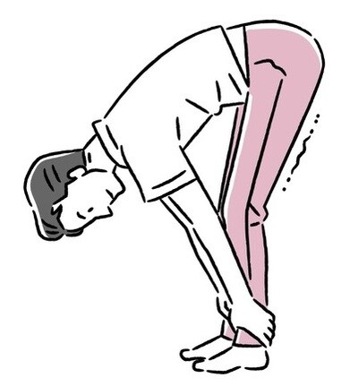 ［図表5］ストレッチ3．屈曲の可動域を広げる