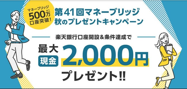 第41回マネーブリッジプレゼントキャンペーン