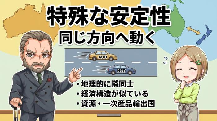 オセアニア2国の通貨ペアが持つ「特殊な安定性」