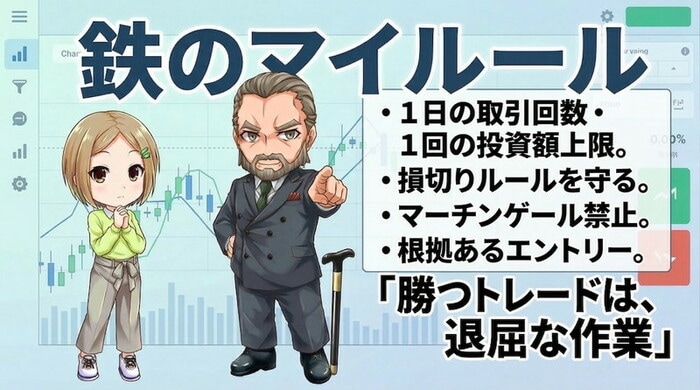 バイナリ―オプションで勝つための鉄のマイルール