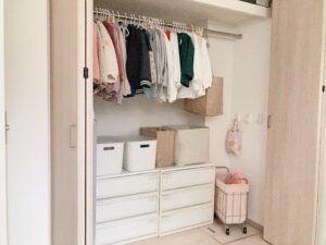 子ども部屋のクローゼット