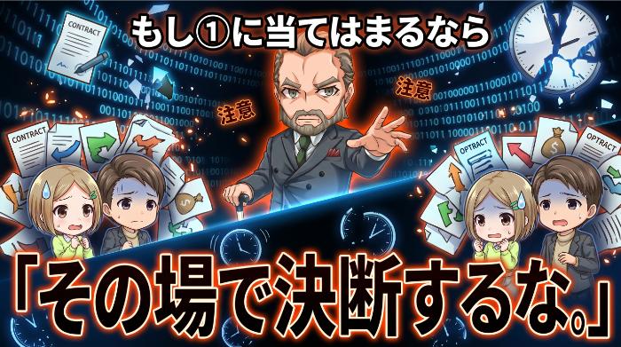 あなたの「怪しい」はどっちのタイプ？