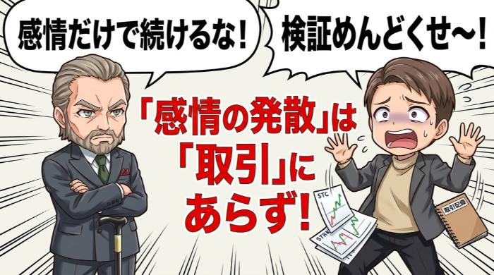 負けた理由を検証せず感情で続ける人