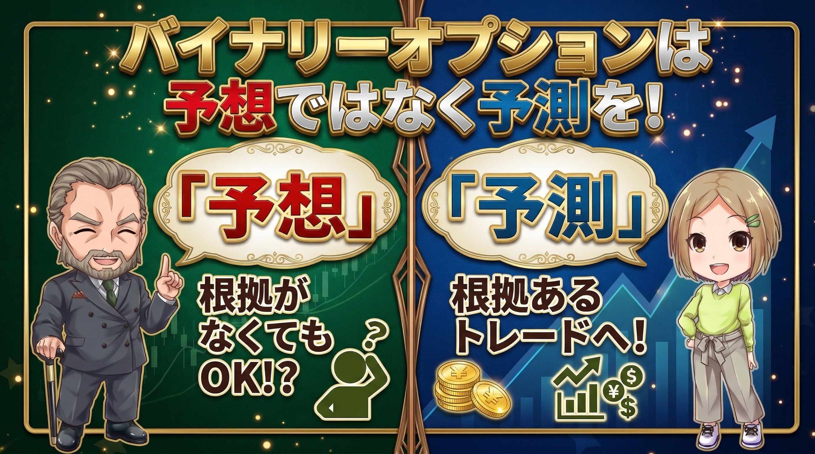 【脱ギャンブル】バイナリーオプション予想を予測に変える全手法