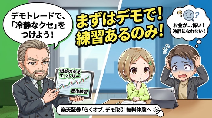 デモトレードで根拠のあるエントリーに慣れよう