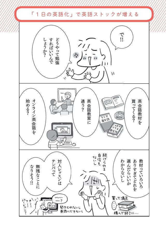 フクチマミ・高橋基治著『マンガでおさらい中学英語　英会話スタート編』（KADOKAWA）より