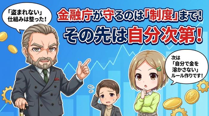 金融庁が守れるのは「制度上の安全」まで。その先は自分次第