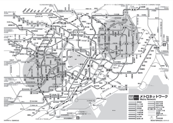 人気エリアは都心と下町に集中している。