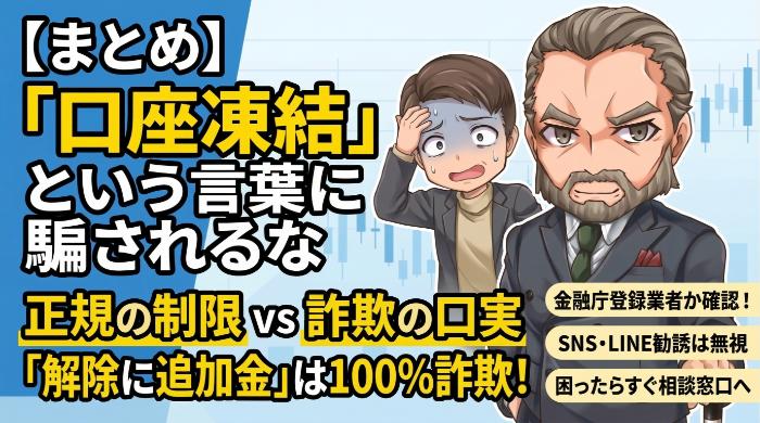 「口座凍結」という言葉に騙されるな