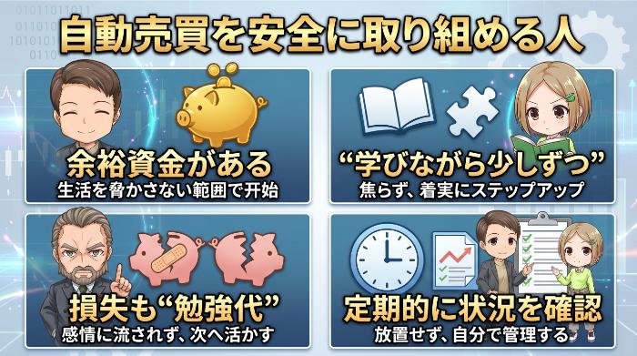 逆に、こんな人なら安全に取り組める