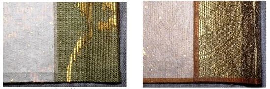 本表装(左)と機械表装(右)の比較