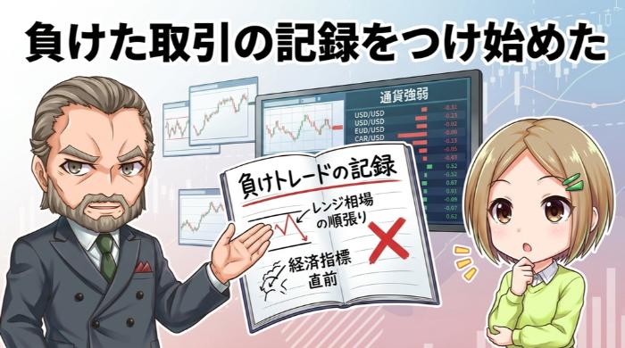 負けた取引の記録をつけ始めた