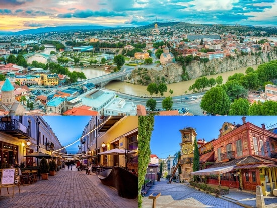 ジョージアの首都、トビリシ。ヨーロッパのような美しい街並みが広がる