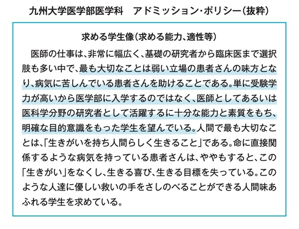 出所：可児良友著『2026年度用「医学部受験」を決めたらまず読む本』（時事通信社） 