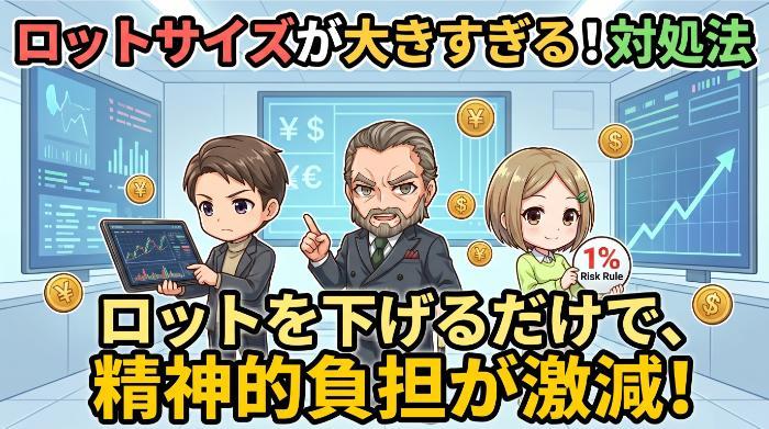ロットサイズは「1〜2%ルール」を絶対に守る