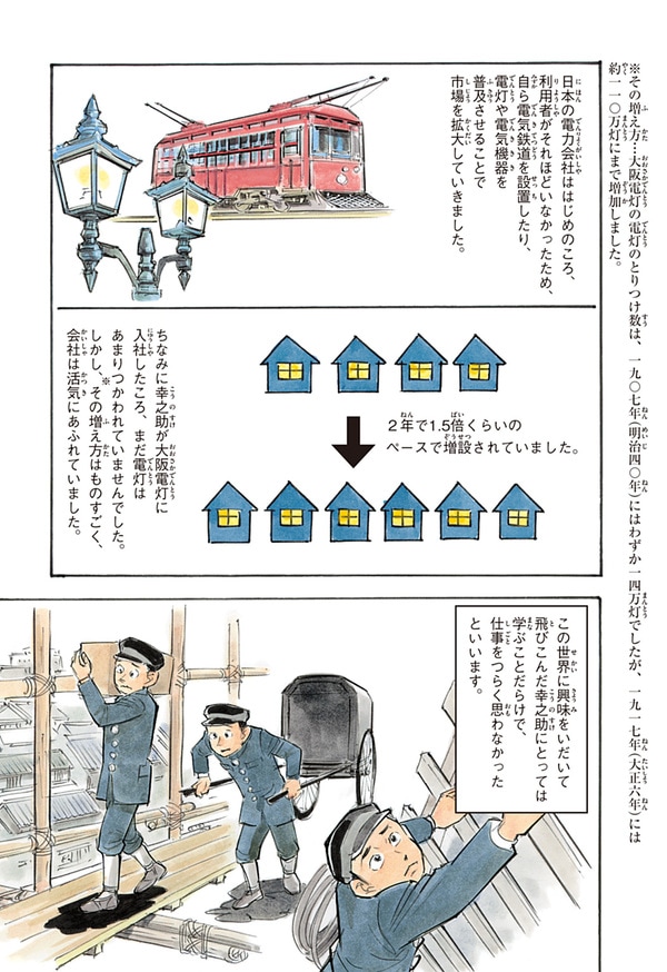 『世界の伝記NEXT　松下幸之助』（集英社）より