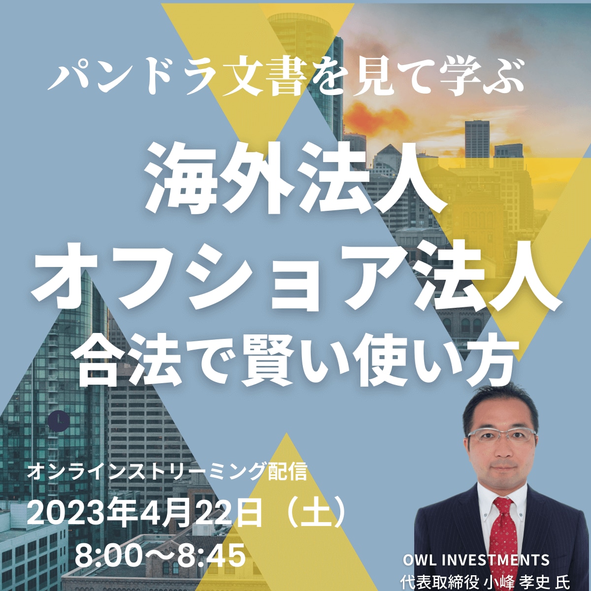 パンドラ文書を見て学ぶ「海外法人・オフショア法人」の合法で賢い使い方