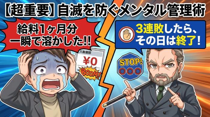 損失が続いたら取引を一時停止する