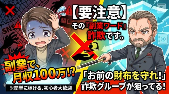 副業ワードで近づいてくる詐欺の手口と見分け方