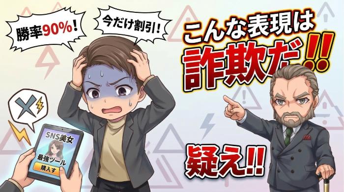 こんな表現が出てきたら詐欺だと疑え