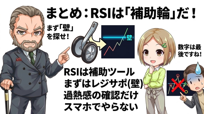 RSIは補助輪！複合分析で勝率アップ