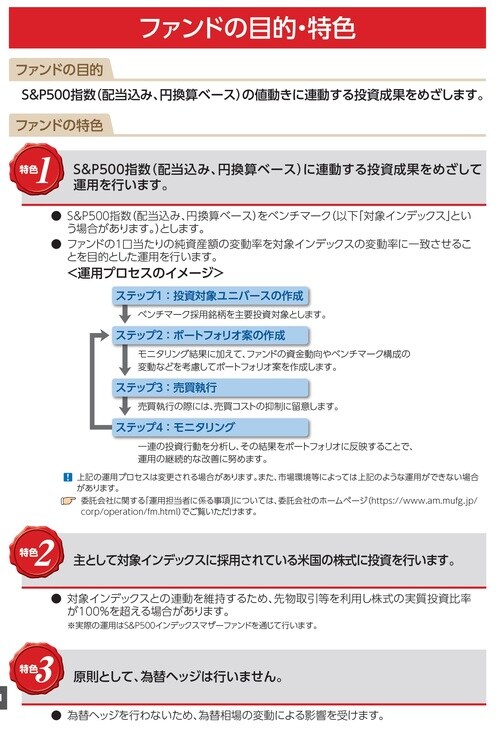 eMAXIS Slim米国株式（S&P500）の投資目論見書