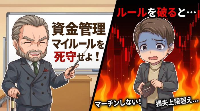 資金管理のマイルールを絶対に守る
