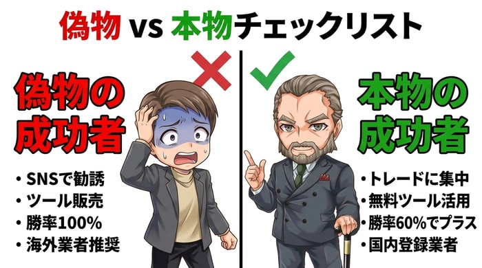 バイナリーオプション本物の偽物のチェックリスト