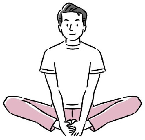 ［図表3］ストレッチ1．外旋の可動域を広げる