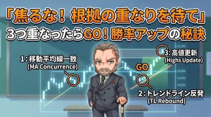 複数の根拠を重ねてからエントリーする（重なりポイント）