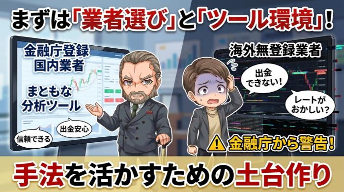 手法を活かすなら「業者選び」と「ツール環境」が先