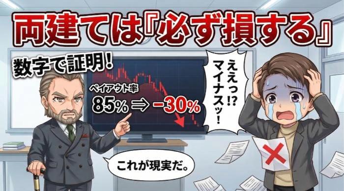 両建てが「必ず損する」理由を数字で証明する