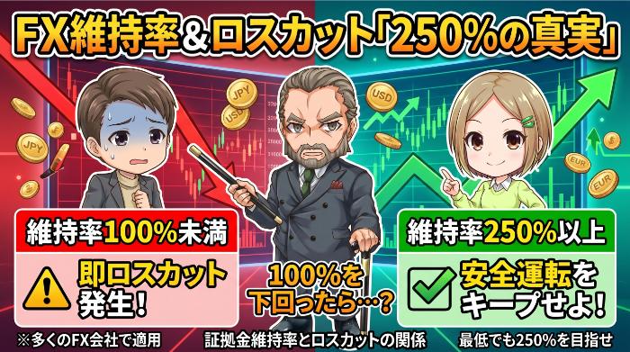 証拠金維持率とロスカットの関係